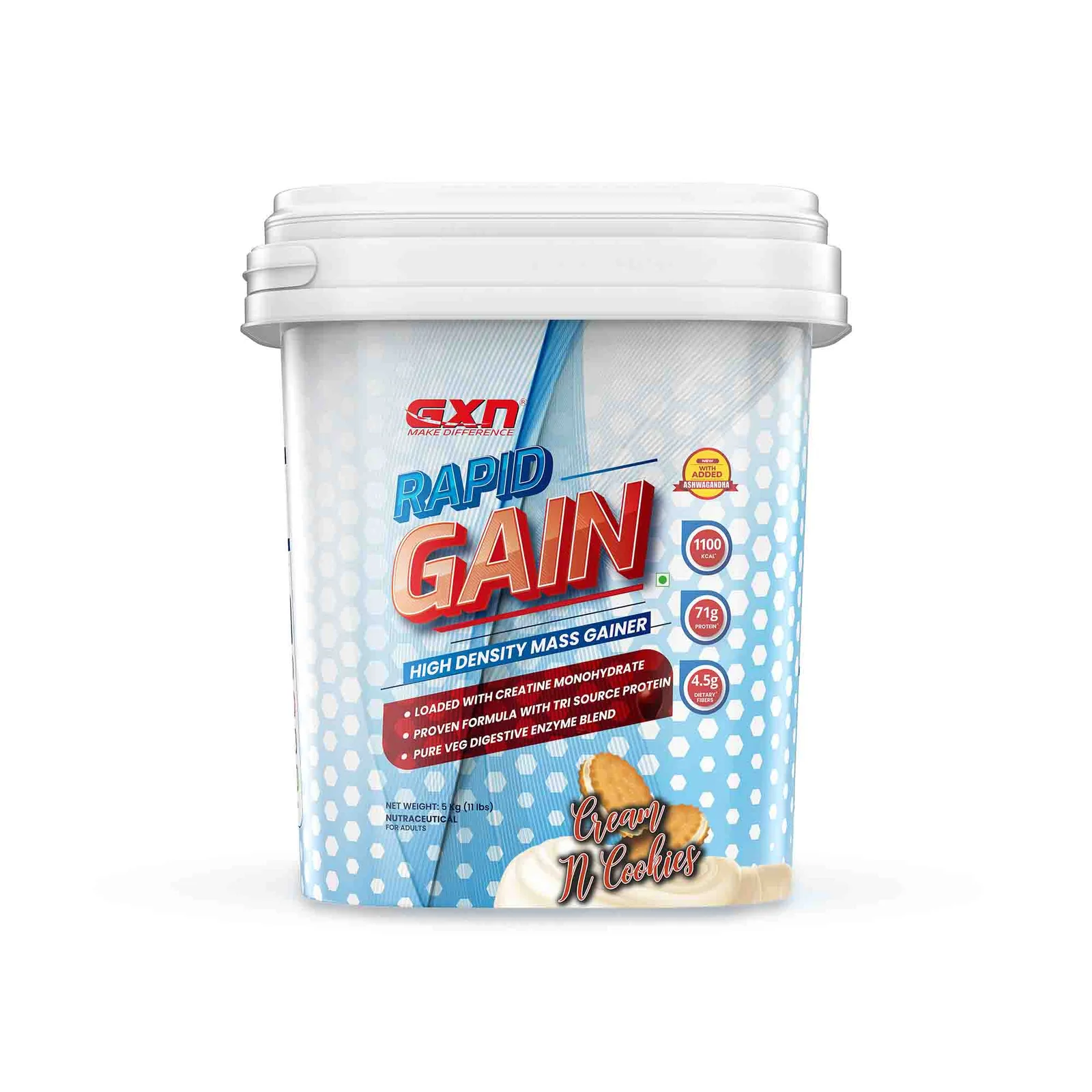 Gxn Rapid Gain Mass Gainer 11lb